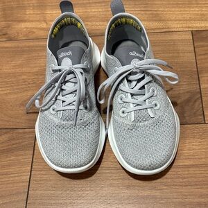 Allbirds Light Gray Knit Lace-Up Shoes